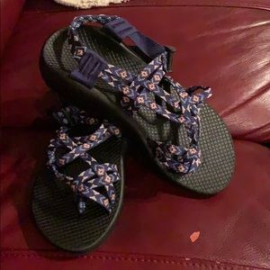 Chaco’s Z X/2 sandals in Wink Blue